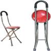 ALDDPWE Chair, Crutches for Seniors, Walking Stick, Folding Tripod Stool, Retractable Triangular Stool, Crutch Gift view 1