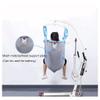 Deluxe Padded Patient Lift Sling with Head Support, Split-Leg, Toileting, Size L view 2