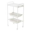 3-Tier Beauty Salon Trolley with ABS Drawers, Mobile Spa Cart for Hairdressers and Stylists, Portable Multi-Purpose Cart for Salon or Home view 1