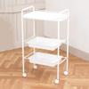 3-Tier Beauty Salon Trolley with ABS Drawers, Mobile Spa Cart for Hairdressers and Stylists, Portable Multi-Purpose Cart for Salon or Home view 2