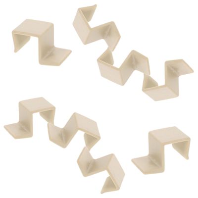 Baby Crib Rail Accessory Brackets, 10 Plastic Pieces for Baby Cribs and Shelves