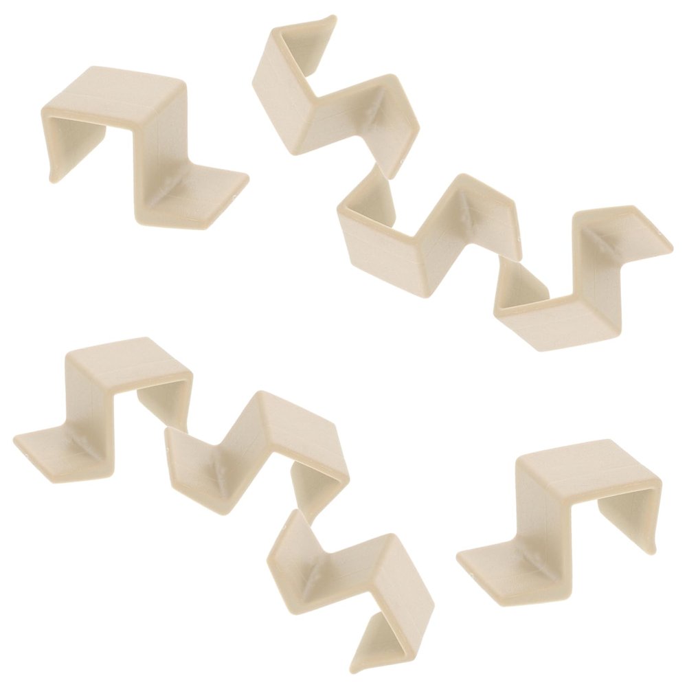 Baby Crib Rail Accessory Brackets, 10 Plastic Pieces for Baby Cribs and Shelves