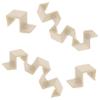 Baby Crib Rail Accessory Brackets, 10 Plastic Pieces for Baby Cribs and Shelves view 1