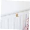 Baby Crib Rail Accessory Brackets, 10 Plastic Pieces for Baby Cribs and Shelves view 4