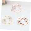 BESTonZON Cotton Baby Bibs, 3-Pack, 8-Layer, Flower-Shaped view 2