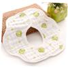 BESTonZON Cotton Baby Bibs, 3-Pack, 8-Layer, Flower-Shaped view 4