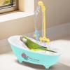 Zuasdvnk Parrot Bath, Bird Shower - Automatic Bird Shower view 3