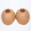 KRLZKID 1 Pair Silicone Breast Forms, Self-Adhesive, Brown, 6XL, 2,000 g, Cup FF view 3