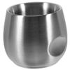 NULYLU 200 ml Stainless Steel Shaving Mug, Silver view 1