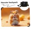 Breathable Small Animal Carrier Backpack for Hamsters and Squirrels view 3