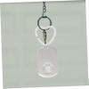 Memorial Keychains with Dog Paw Motif, 2-Piece Stainless Steel Set view 4