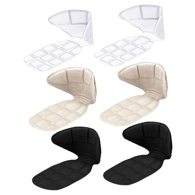 Baluue 3 Pairs Insoles for Women's High Heels, Non-Slip Foot Pads, Self-Adhesive Heel and Blister Pads