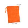 10 Exfoliating Soap Bags, Cotton-Linen with Open Mesh view 2