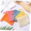 10 Exfoliating Soap Bags, Cotton-Linen with Open Mesh view 4