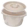 Baluue Portable Bedpan with Lid, 80 kg Capacity view 1