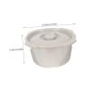 Baluue Portable Bedpan with Lid, 80 kg Capacity view 2