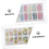 Self-Adhesive Nail Art Stickers, 10 Sheets for Manicure Decoration view 3
