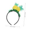 Pineapple Headband with Glitter and Felt for Girls, Hawaii Party view 2