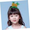 Pineapple Headband with Glitter and Felt for Girls, Hawaii Party view 4