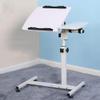 Adjustable Bed Table with Concealed Wheels for Home and Medical Use view 3