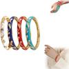 Czticle Cloisonné Enamel Magnetic Therapy Bracelet and Copper Prostate Therapy Ring (Mixed) view 1