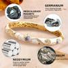 Czticle Cloisonné Enamel Magnetic Therapy Bracelet and Copper Prostate Therapy Ring (Mixed) view 3