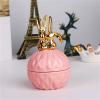 Pink Pet Cremation Urn with Lid for Dogs and Cats view 1