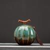 Ceramic Pet Urn with Lid for Cat and Small Pet Ashes view 1