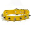 JKDSAO PU Leather Dog Collar with Studs, Red, XL view 2