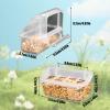 Bird Cage Feeding Station, 2 Pack, Plastic view 2
