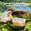 Bird Cage Feeding Station, 2 Pack, Plastic view 3