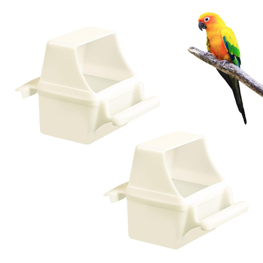 Bird Cage Feeding Station, 2 Pack