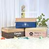 Keruidian Personalized Dog Toy Storage Basket with Name, 41 x 32 x 21 cm view 1