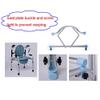 MRKU Walking Aid for Seniors, Mobile Rollator, Standing Aid, Space-Saving Commode Chair view 3