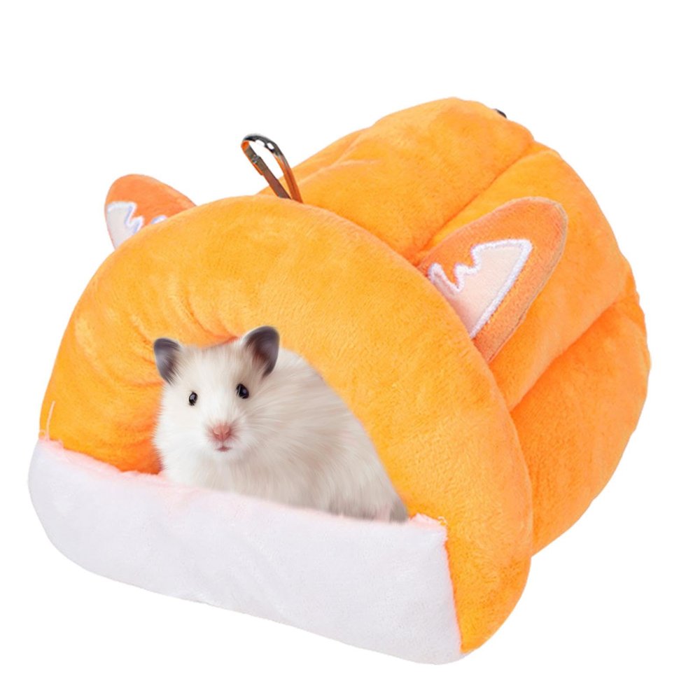 Qizeroty Hamster Cave Bed, Warm Bed for Hamsters and Rabbits