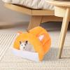 Qizeroty Hamster Cave Bed, Warm Bed for Hamsters and Rabbits view 2