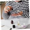 NULYLU Nail Art Tool Organizer with Clear Window view 2
