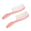 NULYLU 2-Piece Hair Styling Comb Set for Women, Wide- and Fine-Tooth Combs for All Hair Types view 1