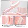 NULYLU 2-Piece Hair Styling Comb Set for Women, Wide- and Fine-Tooth Combs for All Hair Types view 4
