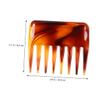 AUTSUPPL 2-Piece Vintage Wide-Tooth Comb Set for Hair Styling and Scalp Massage view 4