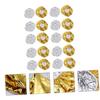 NULYLU Reusable Aluminum Foil Hair Caps, 20-Pack, Heat-Retaining for Deep Conditioning view 4