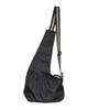 Pet Shoulder Carrier, Size S, Oxford Fabric, Black view 1