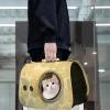 Qurygin Cat Sling Carrier - Dog Shoulder Sling - Bubble Cat Backpack view 2