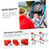 MOLUCKFU 2-Piece Multifunctional Heart-Shaped Stroller Clips view 2