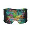 Colorful Brick Wall Print Travel Sleep Mask view 1