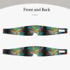 Colorful Brick Wall Print Travel Sleep Mask view 2