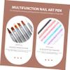 Healvian 6-Piece Double-Ended Nail Art Drawing Pens for Precise Details and Patterns view 4