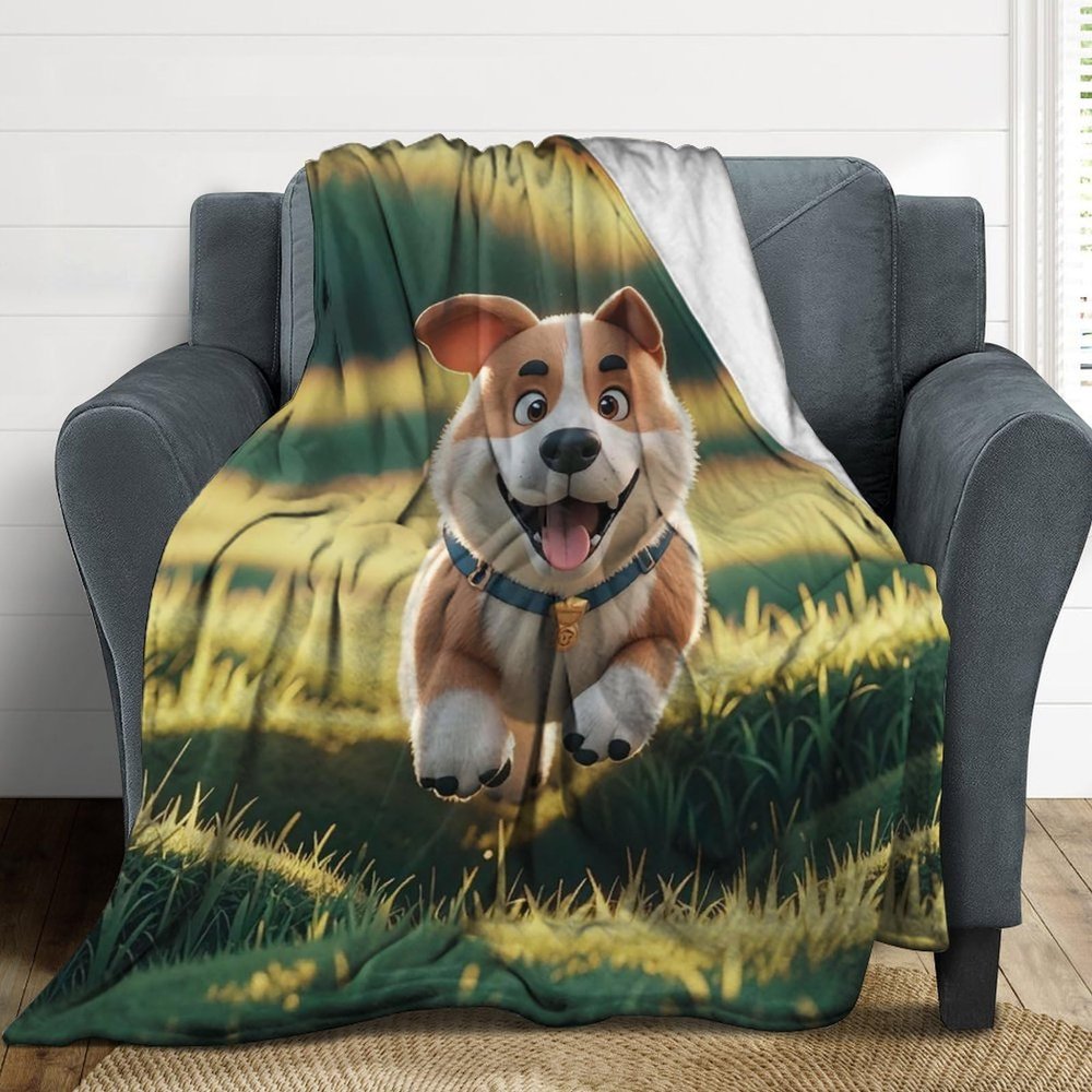 Real Maji Flannel Dog Blanket, 130 x 150 cm