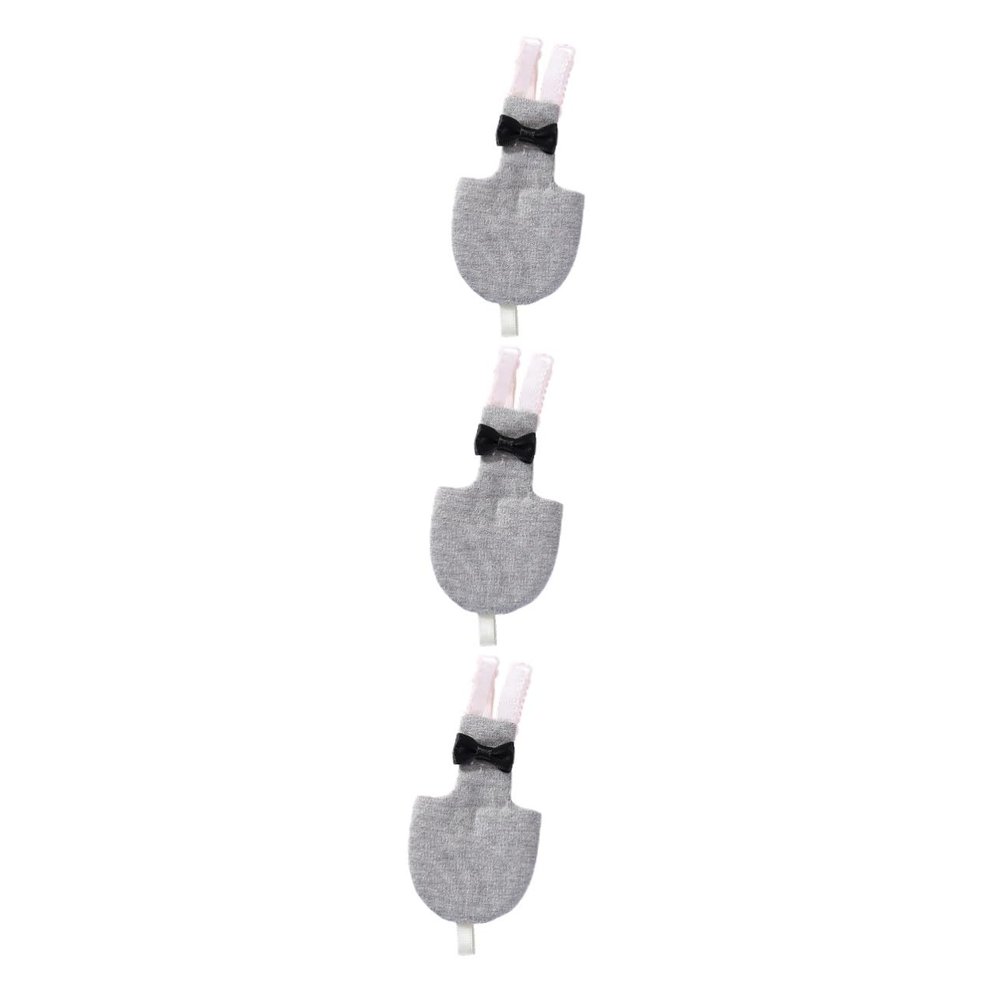 BUGUUYO 3-Piece Creative Bird Clothing for Pet Parrots, Waterproof Flight Suits with Integrated Diaper for Budgerigars and Cockatiels, Dark Gray