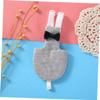 BUGUUYO 3-Piece Creative Bird Clothing for Pet Parrots, Waterproof Flight Suits with Integrated Diaper for Budgerigars and Cockatiels, Dark Gray view 4